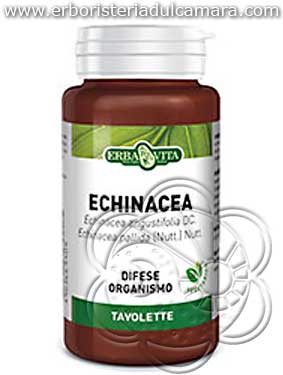 Aggiungi Echinacea Tavolette (125 Compresse) Erba Vita - Immunomodulanti, Difese Immunitarie, Stimolanti Immunitari, Influenza, Raffreddore, Inverno, Bronchite, Mal di Gola, Tracheite, Faringite, Laringite, Difese Organiche, Stagione Fredda Erbe Medicinali al carrello