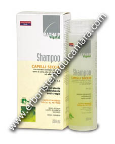 Aggiungi Shampoo Capelli Secchi MaxHair (200 ml) Vital Factors - Detergenti Delicati, Shampoo per Capelli Secchi, Aridit Capelli, Capelli Aridi, Shampoo Anticresposit, Capelli Sfibrati, Cuoio Capelluto Secco, Shampoo Emollienti, Capelli Trattati al carrello