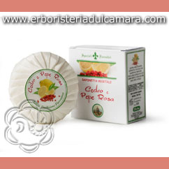 Aggiungi Saponetta Cedro & Pepe Rosa (100 gr) Derbe Speziali Fiorentini - Cosmesi, Cosmetici, Ricorrenze, Regali, Natale, Compleanni, Pulizia Viso Corpo, Detergente Delicato, Igiene Personale, Saponi Delicati, Saponi alle Erbe, Saponi Naturali, Detergenti Delicati al carrello